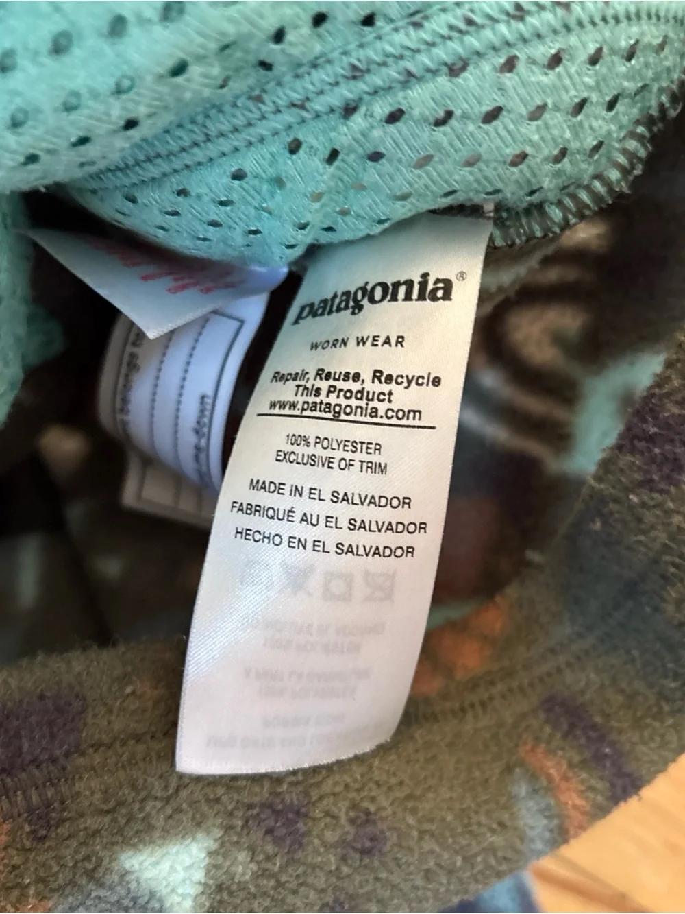 Patagonia Baby Synchilla Fleece Jacket 4T Toddler Hood Zip Cardigan